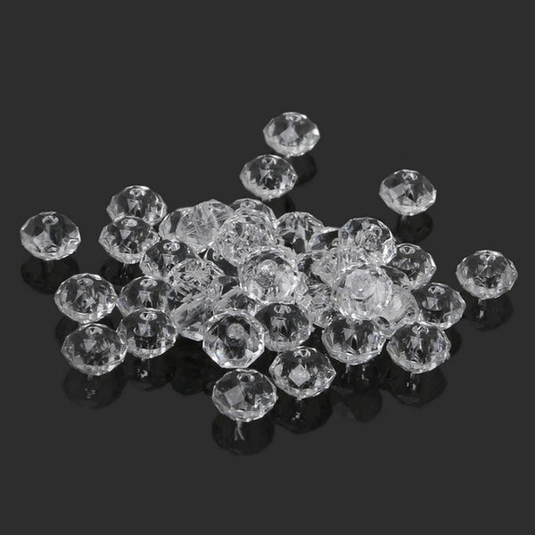 6/8/10/12mm Diy AB Color Loose Spacer Glass Beads Transparent Colors Rondelle Austria Faceted Crystal Beads For Jewelry Making