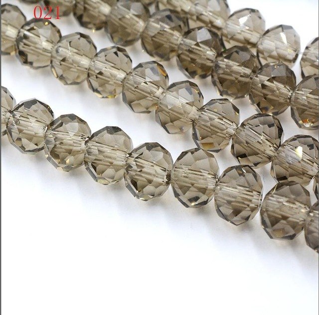 New!! 8MM 70pcs/lot Clear/Transparent Cut Faceted Glass Rondelle Stand Beads Strings Free Shipping Red/Purple/Pink/Blue