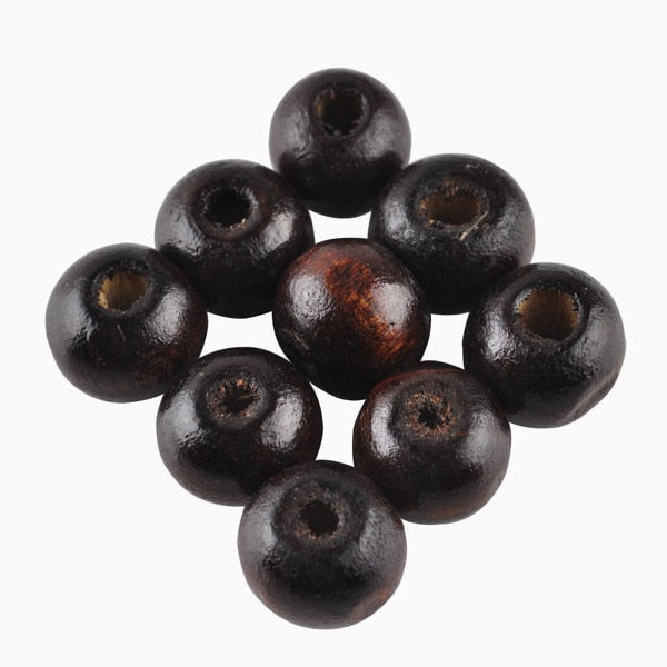 Fashion 8MM 200pcs/lots Mix Color DIY/Handmade Round Wood Ball Spacer Bead for Fashion Jewelry Accessories