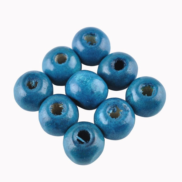 Fashion 8MM 200pcs/lots Mix Color DIY/Handmade Round Wood Ball Spacer Bead for Fashion Jewelry Accessories