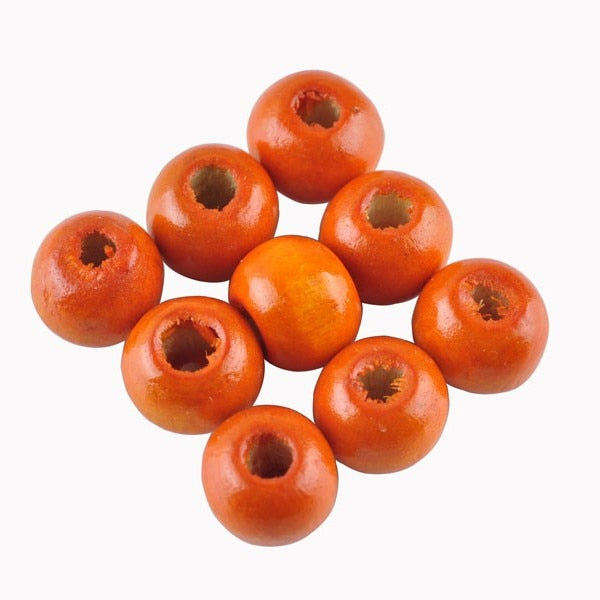 Fashion 8MM 200pcs/lots Mix Color DIY/Handmade Round Wood Ball Spacer Bead for Fashion Jewelry Accessories