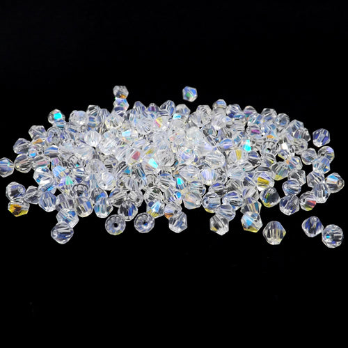 Buy 1 get 1 free #5301 3mm 100pcs Glass Crystals Beads Bicone Faceted Bead loose Spacer Beads DIY Jewelry Making U pick color