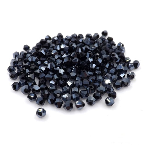 Buy 1 get 1 free #5301 3mm 100pcs Glass Crystals Beads Bicone Faceted Bead loose Spacer Beads DIY Jewelry Making U pick color