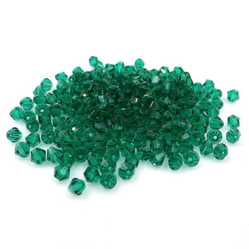 Buy 1 get 1 free #5301 3mm 100pcs Glass Crystals Beads Bicone Faceted Bead loose Spacer Beads DIY Jewelry Making U pick color