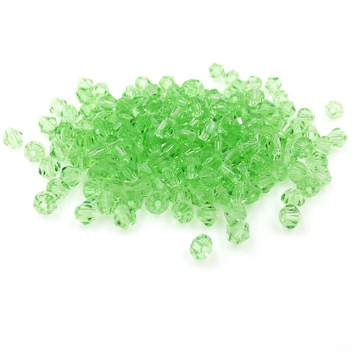 Buy 1 get 1 free #5301 3mm 100pcs Glass Crystals Beads Bicone Faceted Bead loose Spacer Beads DIY Jewelry Making U pick color