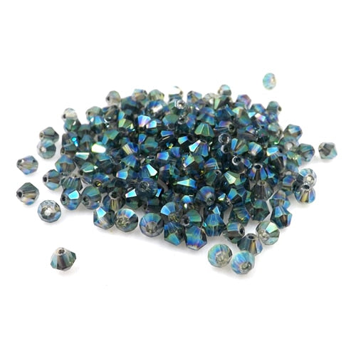 Buy 1 get 1 free #5301 3mm 100pcs Glass Crystals Beads Bicone Faceted Bead loose Spacer Beads DIY Jewelry Making U pick color