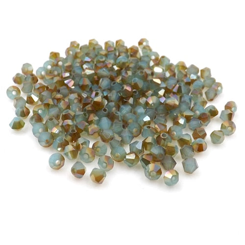Buy 1 get 1 free #5301 3mm 100pcs Glass Crystals Beads Bicone Faceted Bead loose Spacer Beads DIY Jewelry Making U pick color